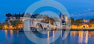 Avignon and it`s famous bridge