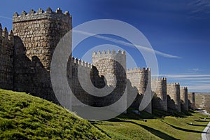 Avila, spain, wall and towers photo