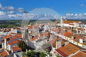 Avis village panorama in Portugal photo