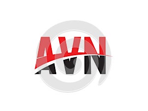 AVN Letter Initial Logo Design Vector Illustration