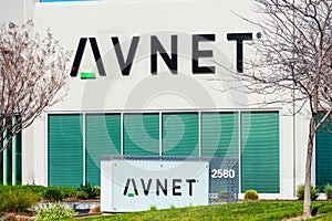 Avnet Silicon Valley office. Avnet, Inc. is one of the world`s largest distributors of electronic components and embedded