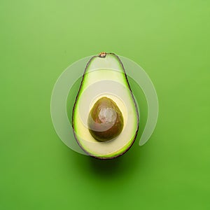 Avocado background sets the tone for fresh and healthy vibes