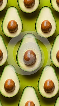 Avocado background sets the tone for fresh and healthy vibes