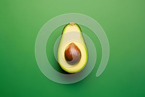 Avocado background sets the tone for fresh and healthy vibes