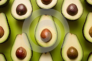Avocado background sets the tone for fresh and healthy vibes