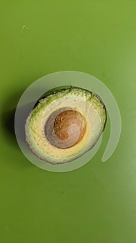 Avocado cut half