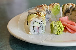 Avocado Eel Crab Sushi