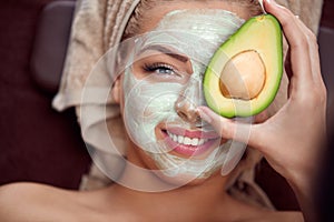 Avocado facial mask