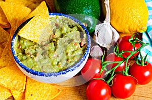 Avocado guacamole ingredients