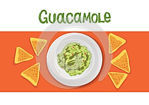 Avocado Guacamole recipe Ingredients. Vegetable and spices for cook Guacamole - tomato, avocado, lime, garlic, pepper, beagle,