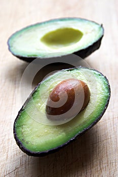 Avocado halves photo