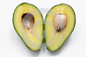 Avocado halves