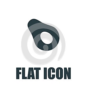 Avocado Icon Flat