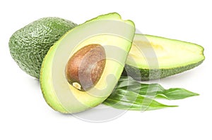 Avocado isolated over a white background