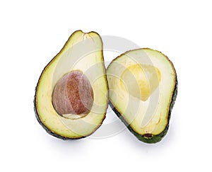 Avocado isolated on white background