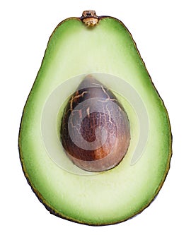 Avocado isolated on white background