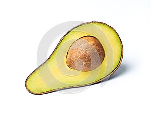 Avocado isolated on white background. objec for graphic designer