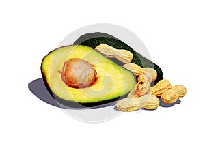Avocado, nuts, healthy fruit, food, diet, health