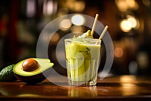 Avocado Shake or Smoothie, crafted with fresh avocados