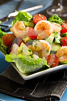 Avocado shrimp salad