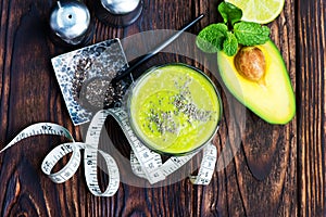 Avocado smoothie photo