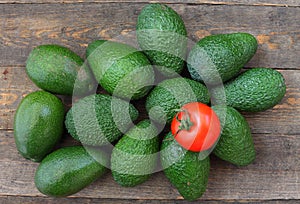 Avocado and tomato