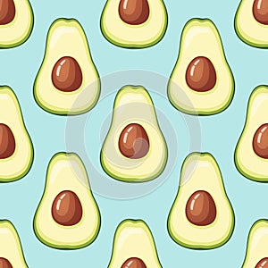 Avocado vector pattern