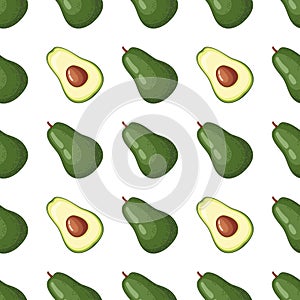 Avocado vector pattern