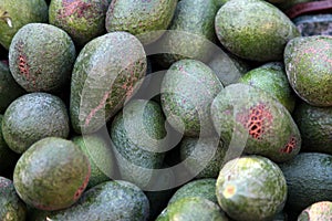 Avocados on a Greek market