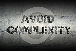 Avoid complexity GR photo
