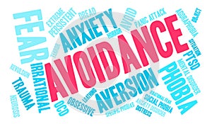 Avoidance Word Cloud