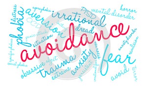 Avoidance Word Cloud