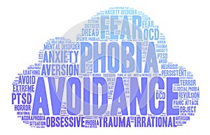 Avoidance Word Cloud