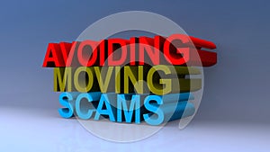 Avoiding moving scams on blue