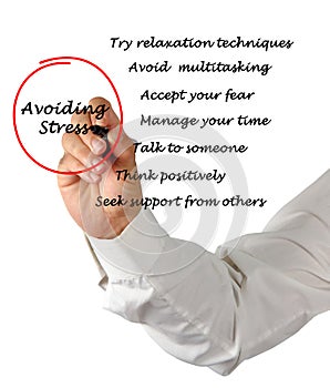 Avoiding stress