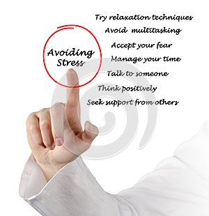Avoiding stress