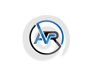 AVR Letter Design Logotype Concept