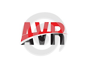 AVR Letter Initial Logo Design Vector Illustration