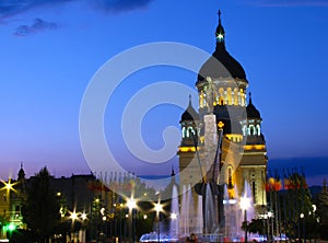 Avram Iancu Square, Cluj-Napoca, Romania. photo