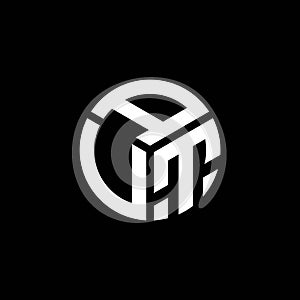 AVT letter logo design on black background. AVT creative initials letter logo concept. AVT letter design