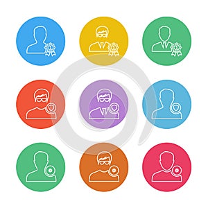 avtar , user , profile , avatar , eps icons set vector