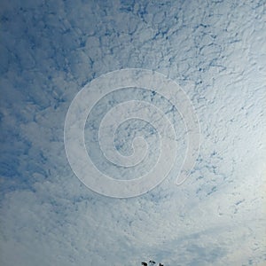 Awan dilangit sore ini