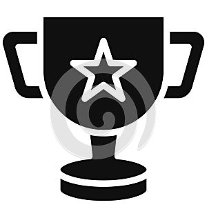 Award, best Isolated Vector Icon that can be easily modified or edited