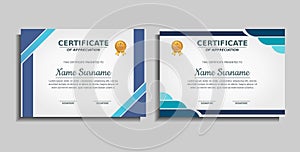 award certificate design template