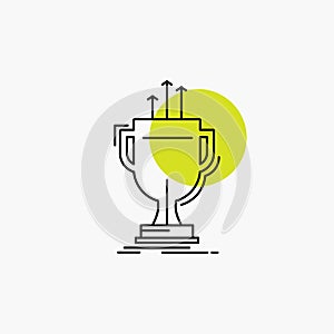 award, competitive, cup, edge, prize Line Icon