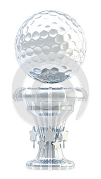 Award golf ball sport trophy cup