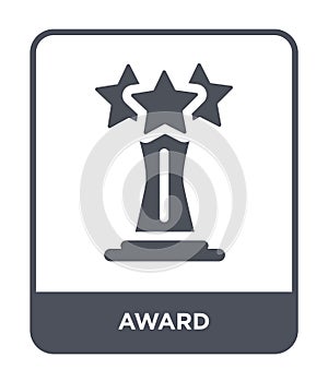 award icon in trendy design style. award icon isolated on white background. award vector icon simple and modern flat symbol for