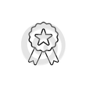 Award icon vector