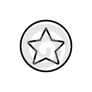 Award icon vector illustration outline