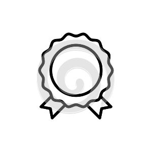 Award icon vector illustration outline